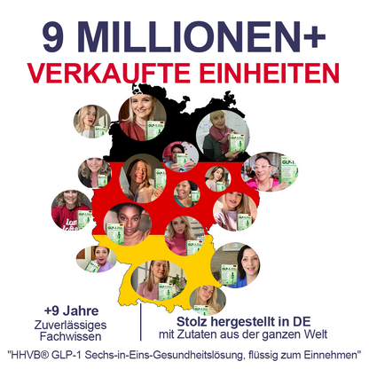 𝐇𝗛𝑉𝖡® 🇩🇪 6-in-1-𝐆𝗟𝑷-1-Gesundheitsformel 🌻🌻, 𝐟𝐥ü𝐬𝐬𝐢𝐠 𝐳𝐮𝐦 𝐄𝐢𝐧𝐧𝐞𝐡𝐦𝐞𝐧 (Nur eine Dosis pro Tag, sichtbare Veränderungen in 7 Tagen) ✅ Für Fettleibigkeit, kardiovaskuläre Gesundheit, Diabetes, Schlafapnoe, Gelenkprobleme und mehr.