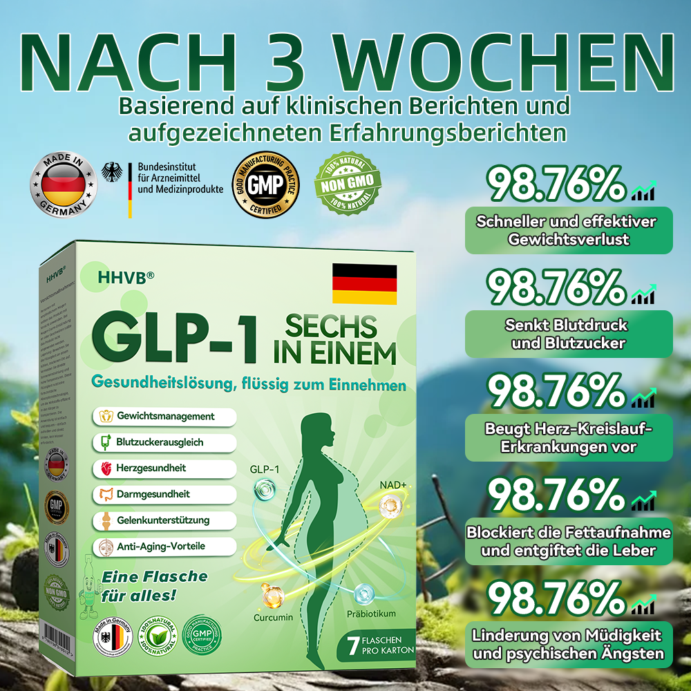 𝐇𝗛𝑉𝖡® 🇩🇪 6-in-1-𝐆𝗟𝑷-1-Gesundheitsformel 🌿🌿, 𝐟𝐥ü𝐬𝐬𝐢𝐠 𝐳𝐮𝐦 𝐄𝐢𝐧𝐧𝐞𝐡𝐦𝐞𝐧 (Nur eine Dosis pro Tag, sichtbare Veränderungen in 7 Tagen) ✅ Für Fettleibigkeit, kardiovaskuläre Gesundheit, Diabetes, Schlafapnoe, Gelenkprobleme und mehr.
